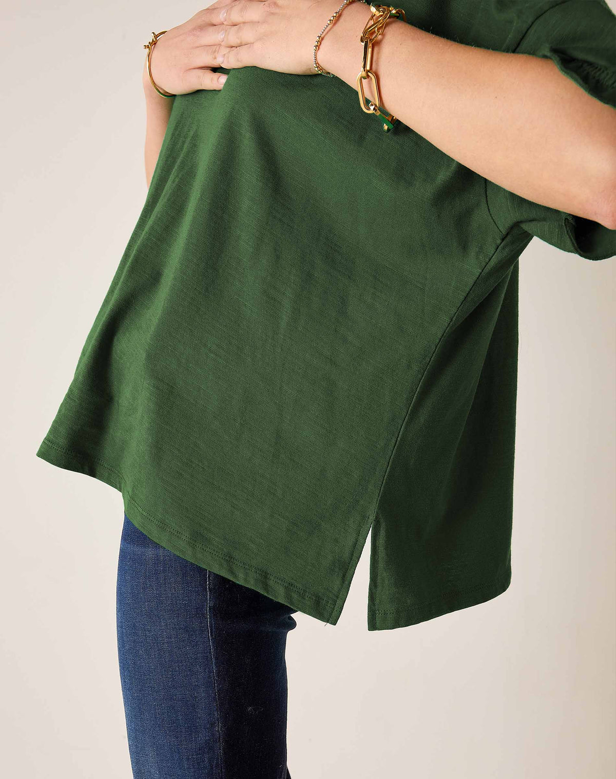 Amelia Ruffle Tee