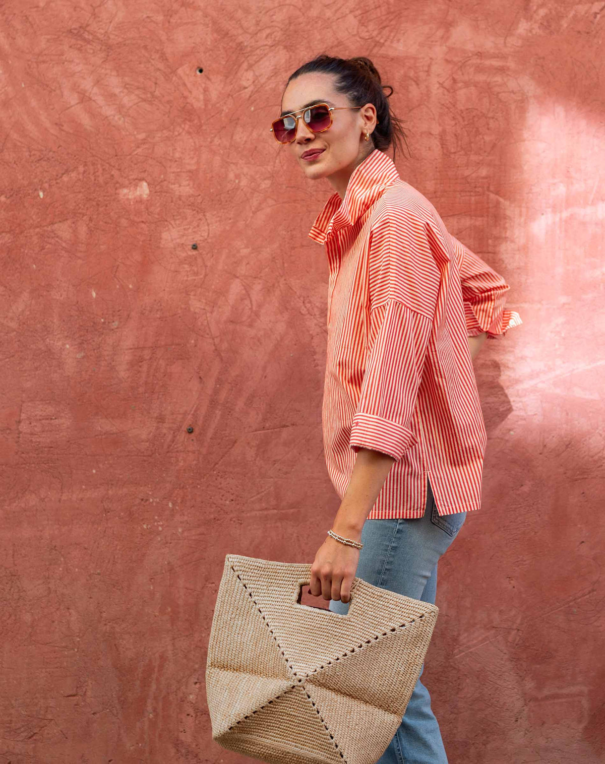 Emerson Pop up Collar Top