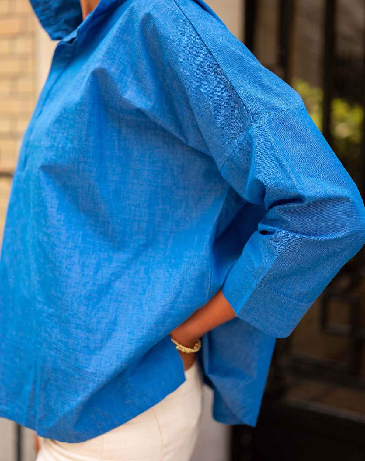 Emerson Pop up Collar Top