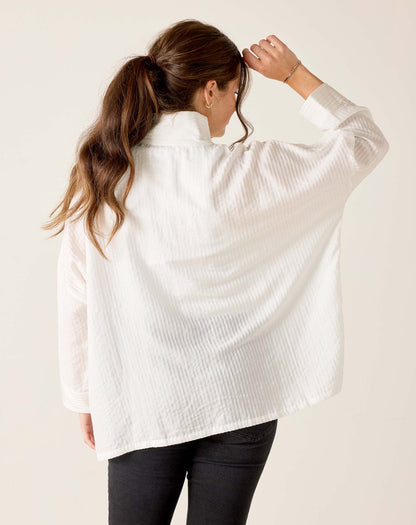Emerson Pop up Collar Top