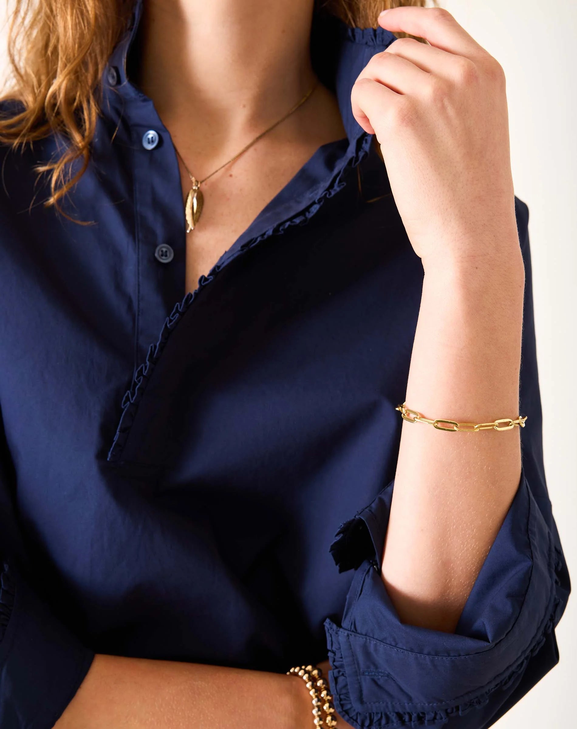 Emerson Pop up Collar Top