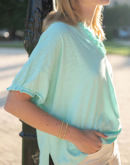 Amelia Ruffle Tee