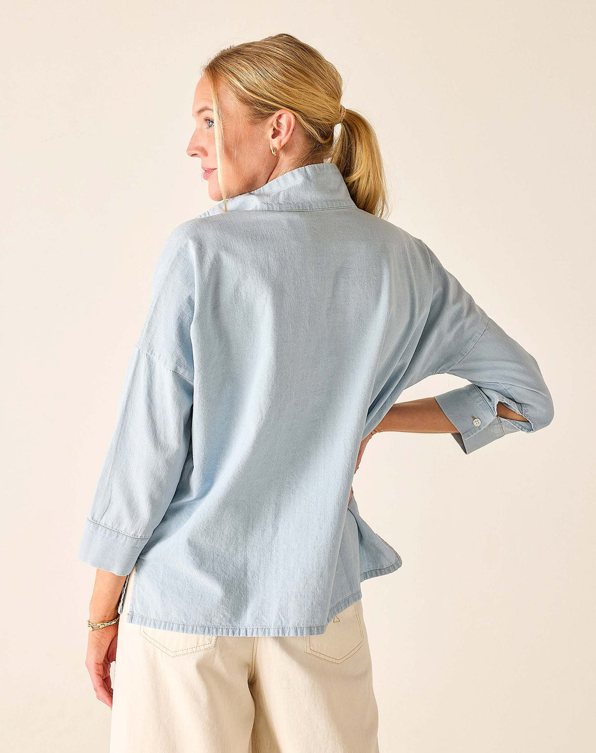 Emerson Pop up Collar Top