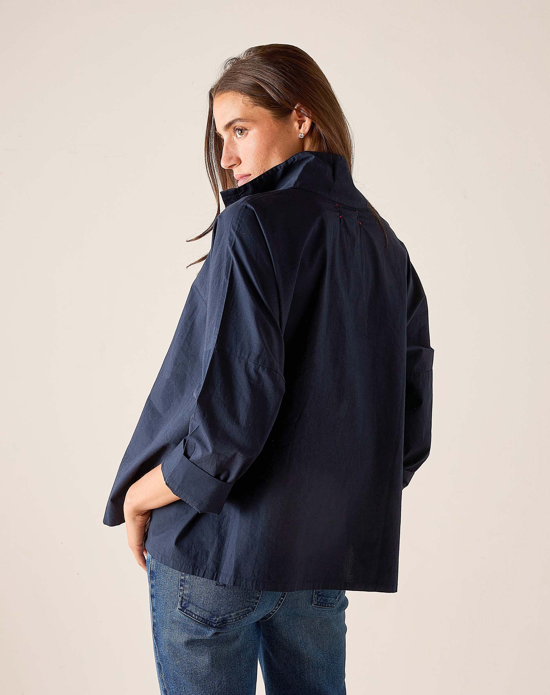 Emerson Pop up Collar Top