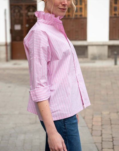 Emerson Pop up Collar Top