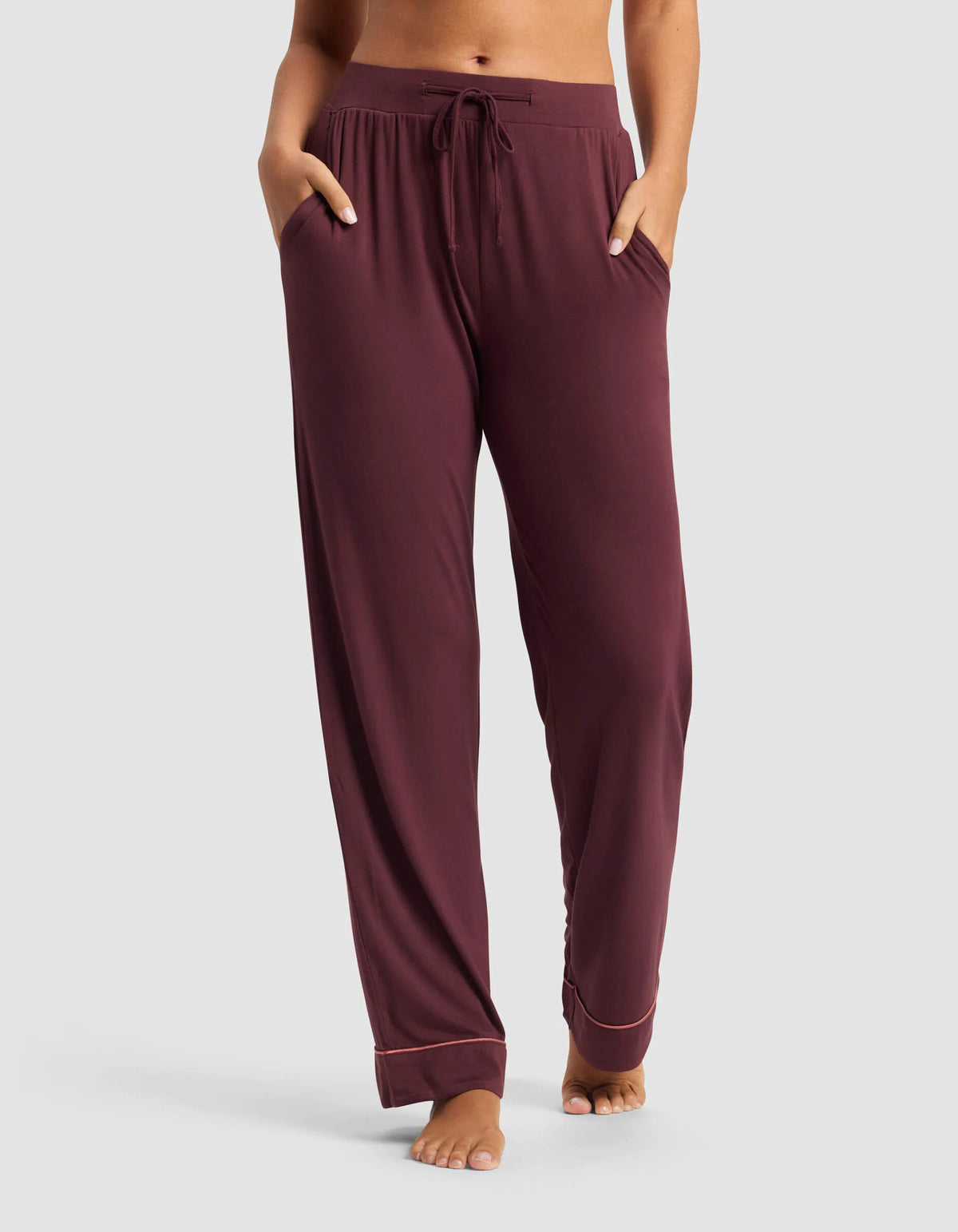 Women'S Bamboo Stretch-Knit Long Sleeve Pajama Set