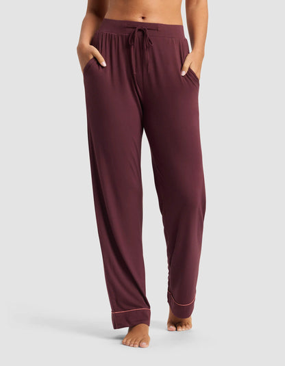 Women'S Bamboo Stretch-Knit Long Sleeve Pajama Set