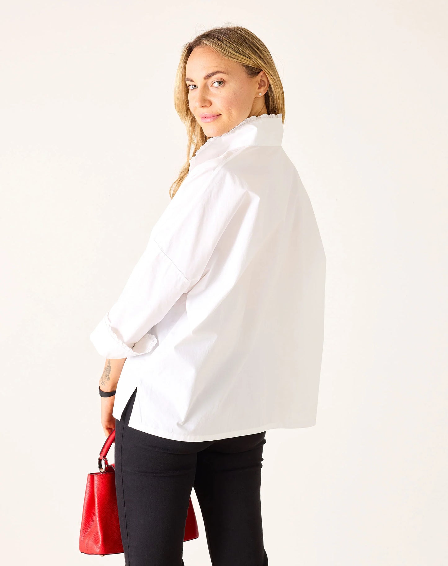 Emerson Pop up Collar Top