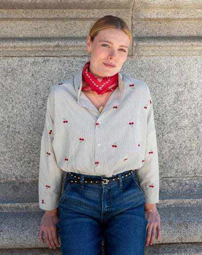 Emerson Pop up Collar Top