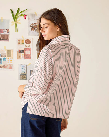 Emerson Pop up Collar Top