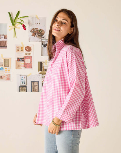 Emerson Pop up Collar Top
