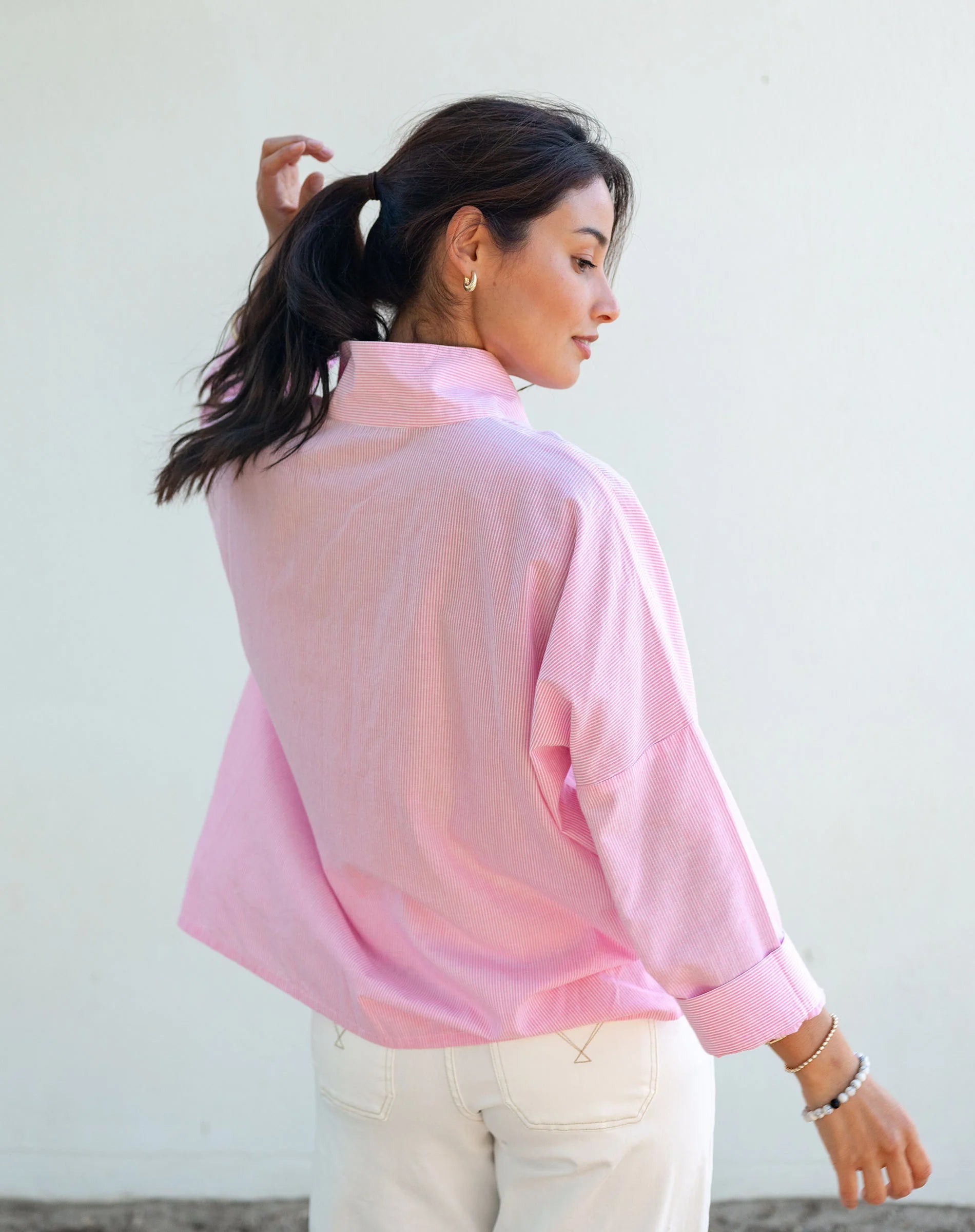 Emerson Pop up Collar Top