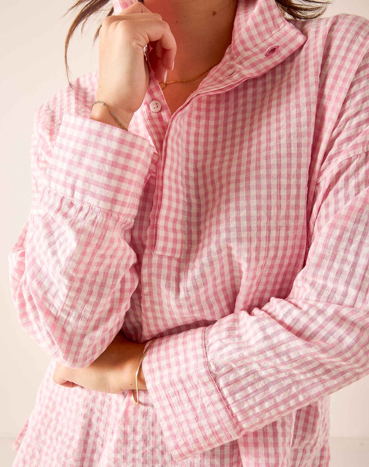 Emerson Pop up Collar Top
