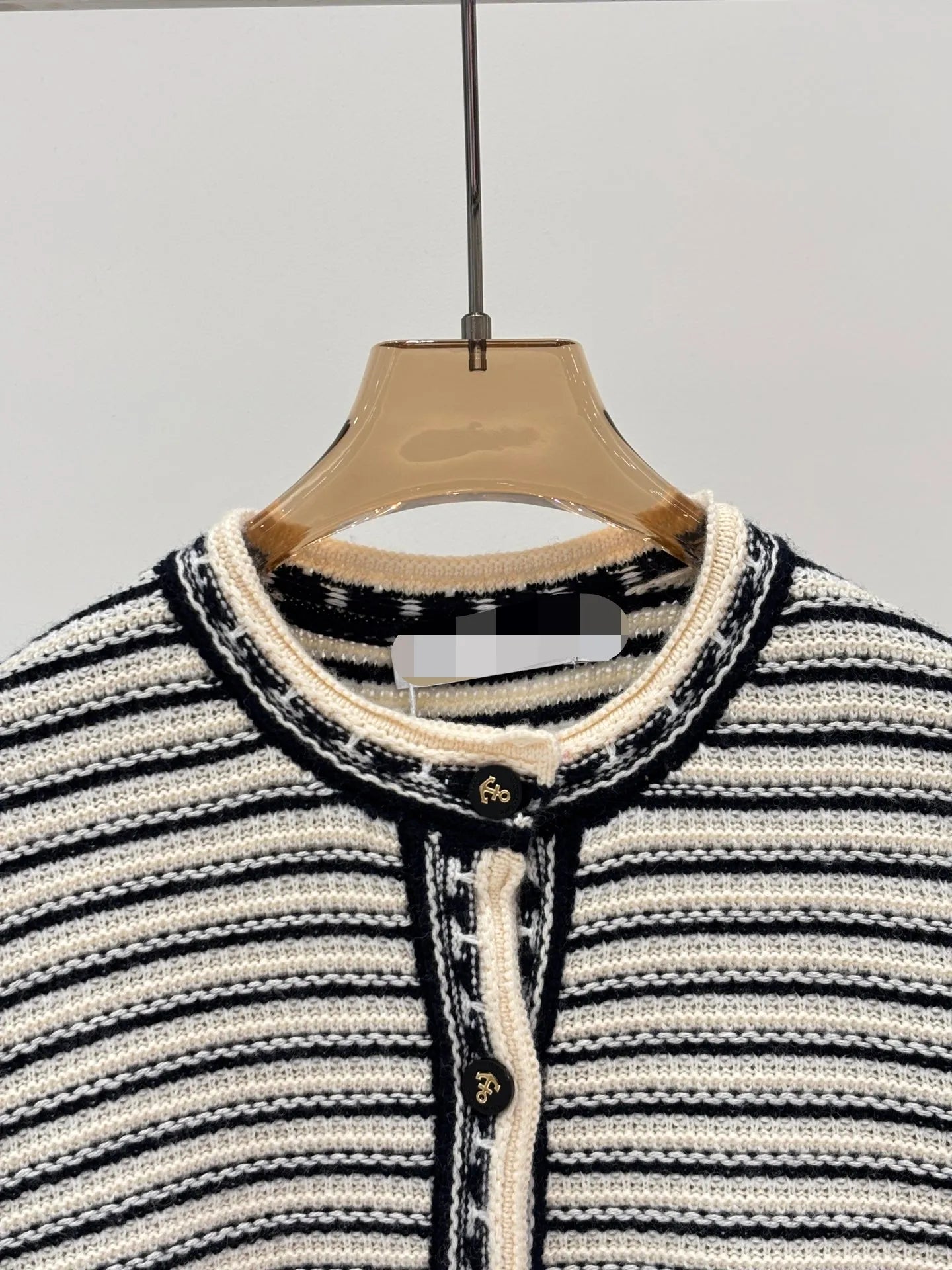1111 2025 Runway Autumn Brand Same Style Sweater Long Sleeve Black White Slash Neck Pullover Fashion Clothes High Quality Womens Fe