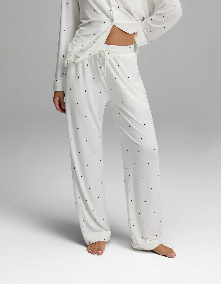 Women'S Bamboo Stretch-Knit Long Sleeve Pajama Set