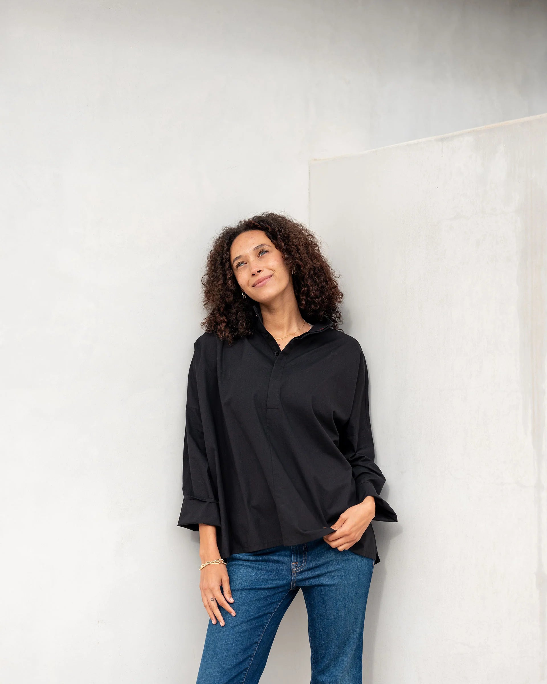 Emerson Pop up Collar Top