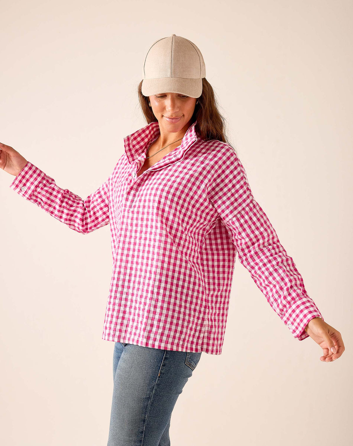 Emerson Pop up Collar Top