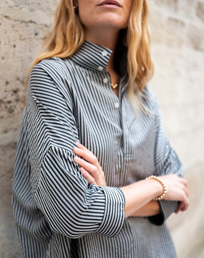 Emerson Pop up Collar Top