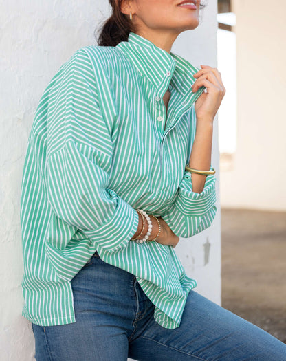 Emerson Pop up Collar Top