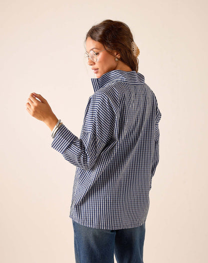 Emerson Pop up Collar Top