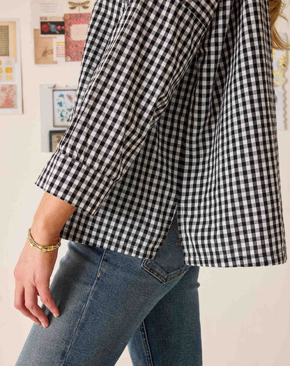Emerson Pop up Collar Top