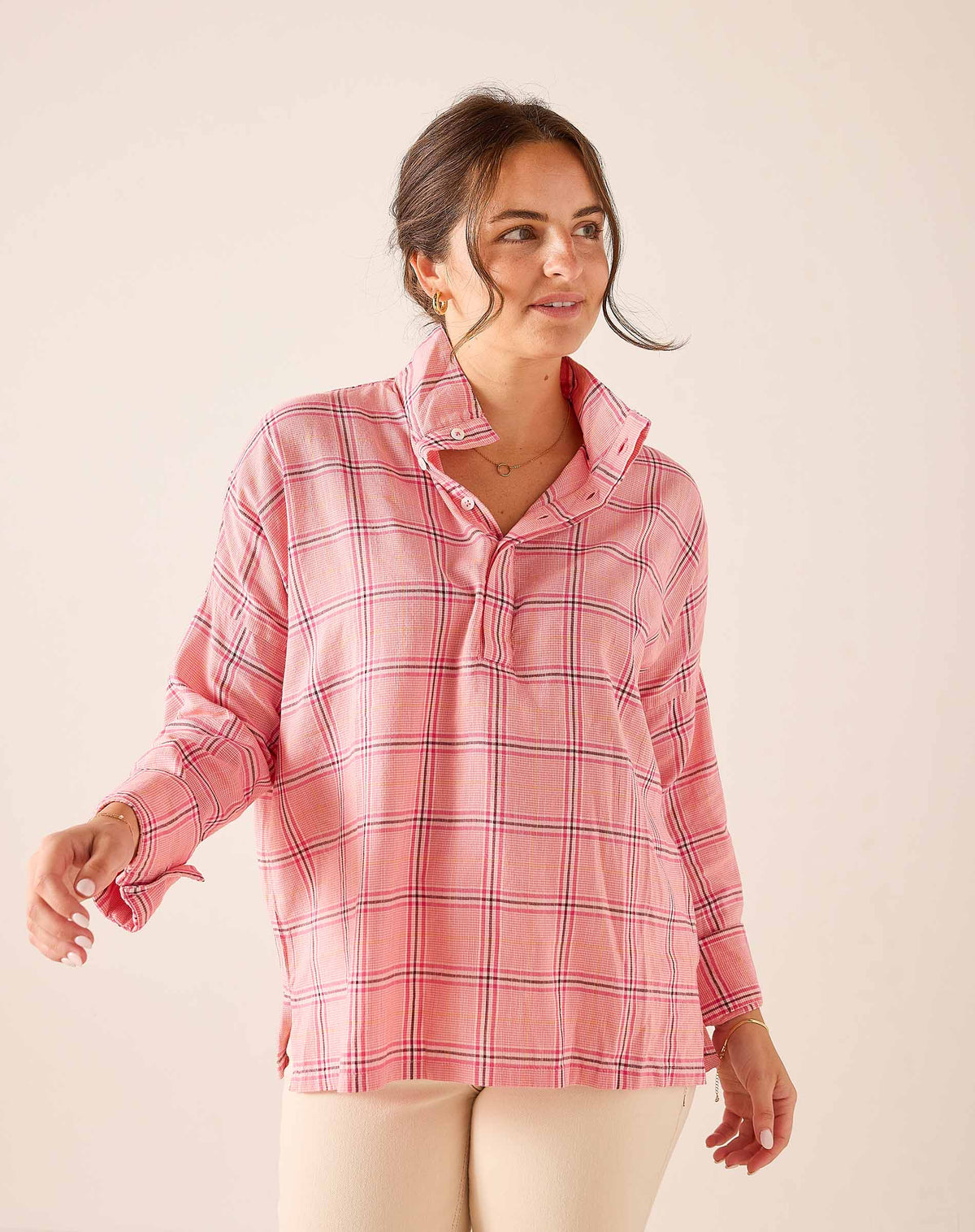 Emerson Pop up Collar Top