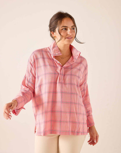 Emerson Pop up Collar Top