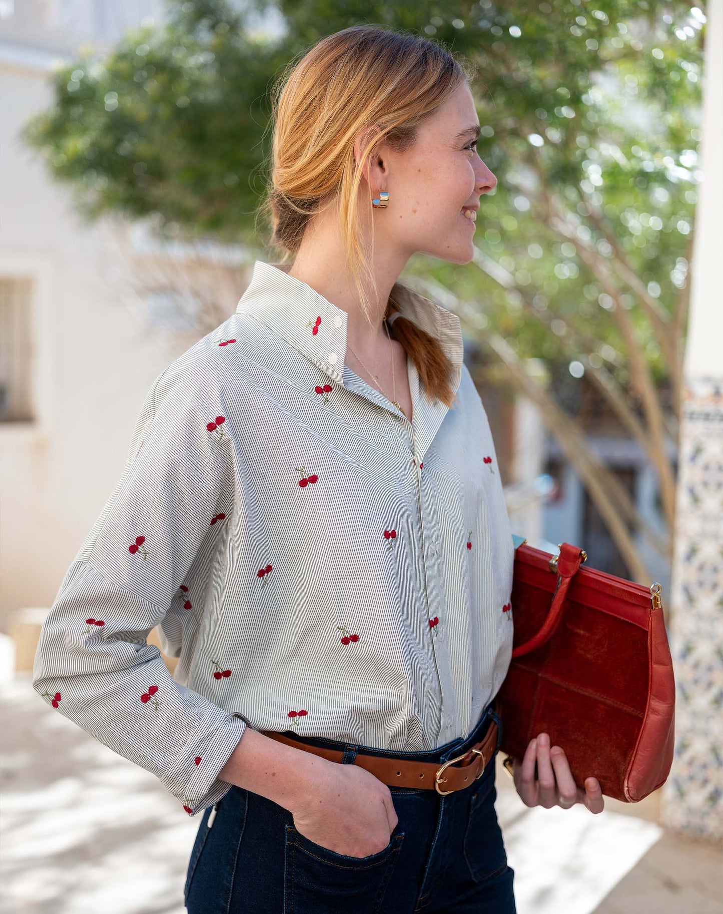 Emerson Pop up Collar Top