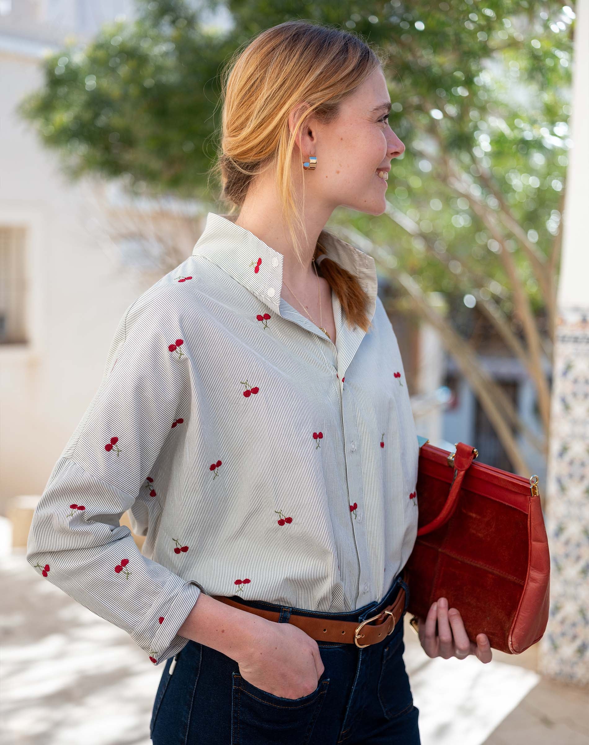Emerson Pop up Collar Top