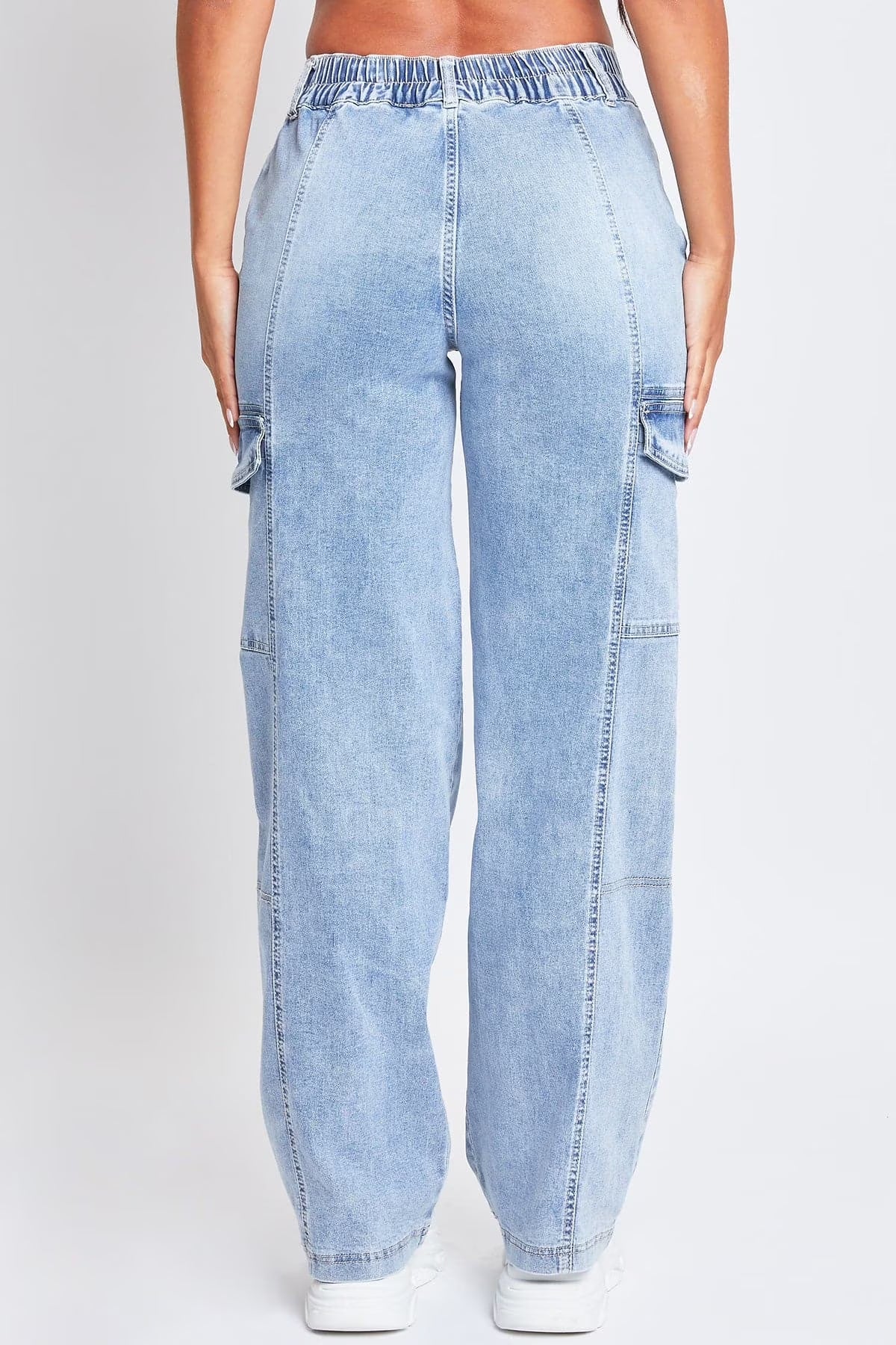 Jeans Women'S Straight Cargo Jeans