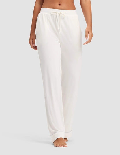 Women'S Bamboo Stretch-Knit Long Sleeve Pajama Set