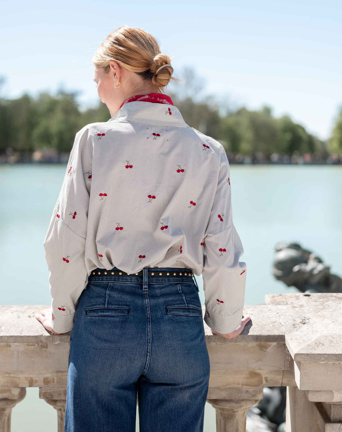 Emerson Pop up Collar Top