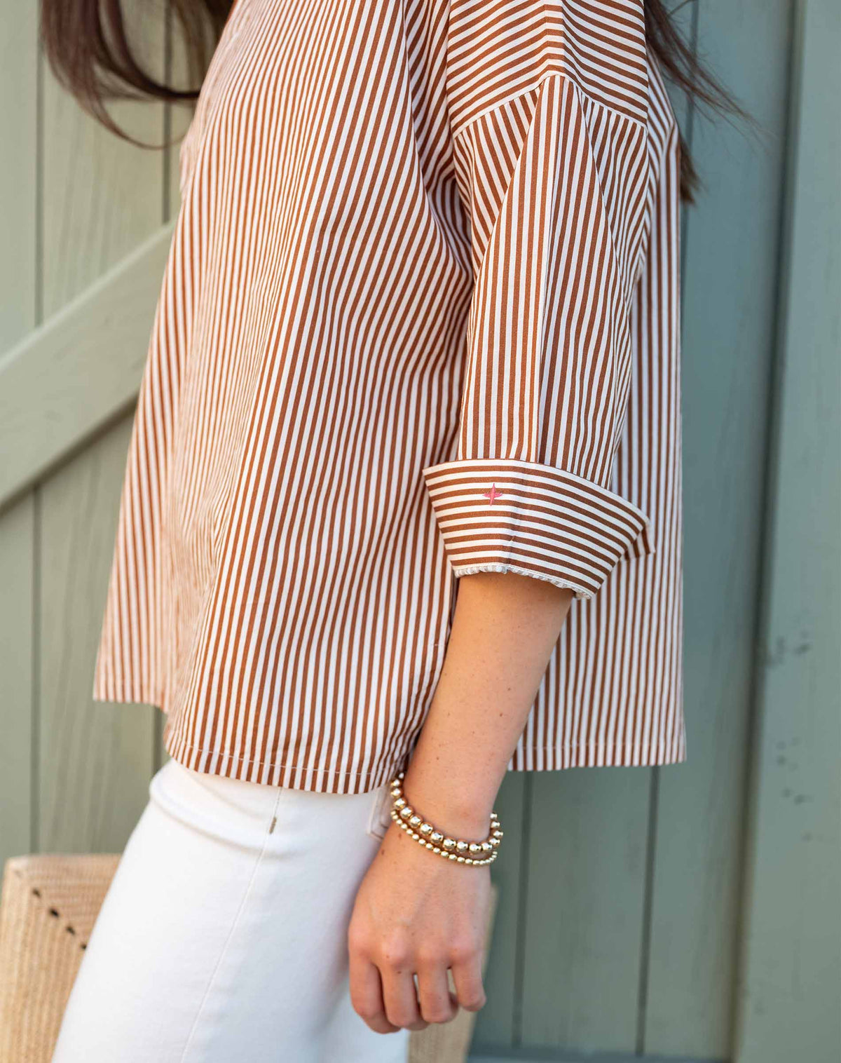 Emerson Pop up Collar Top
