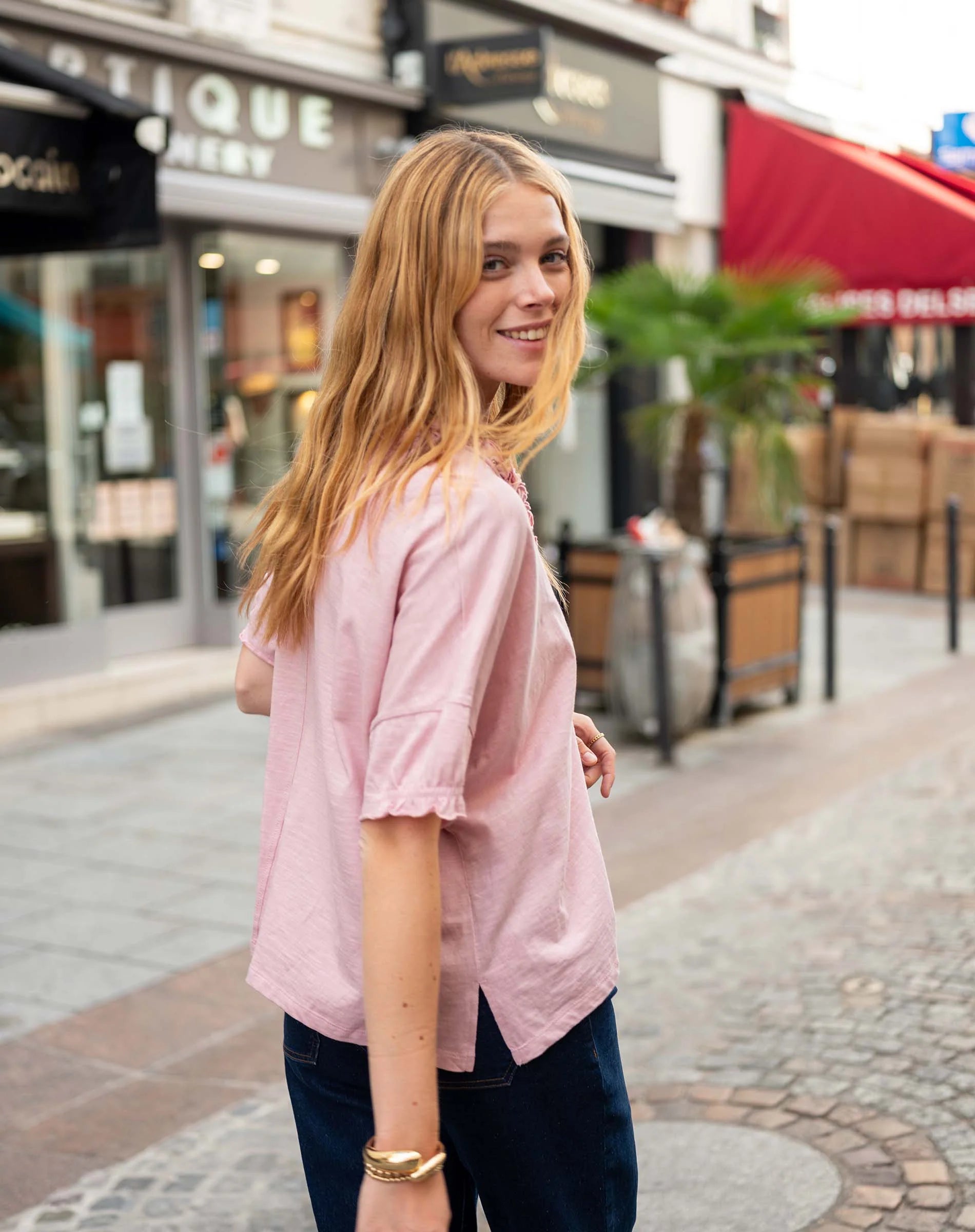 Amelia Ruffle Tee
