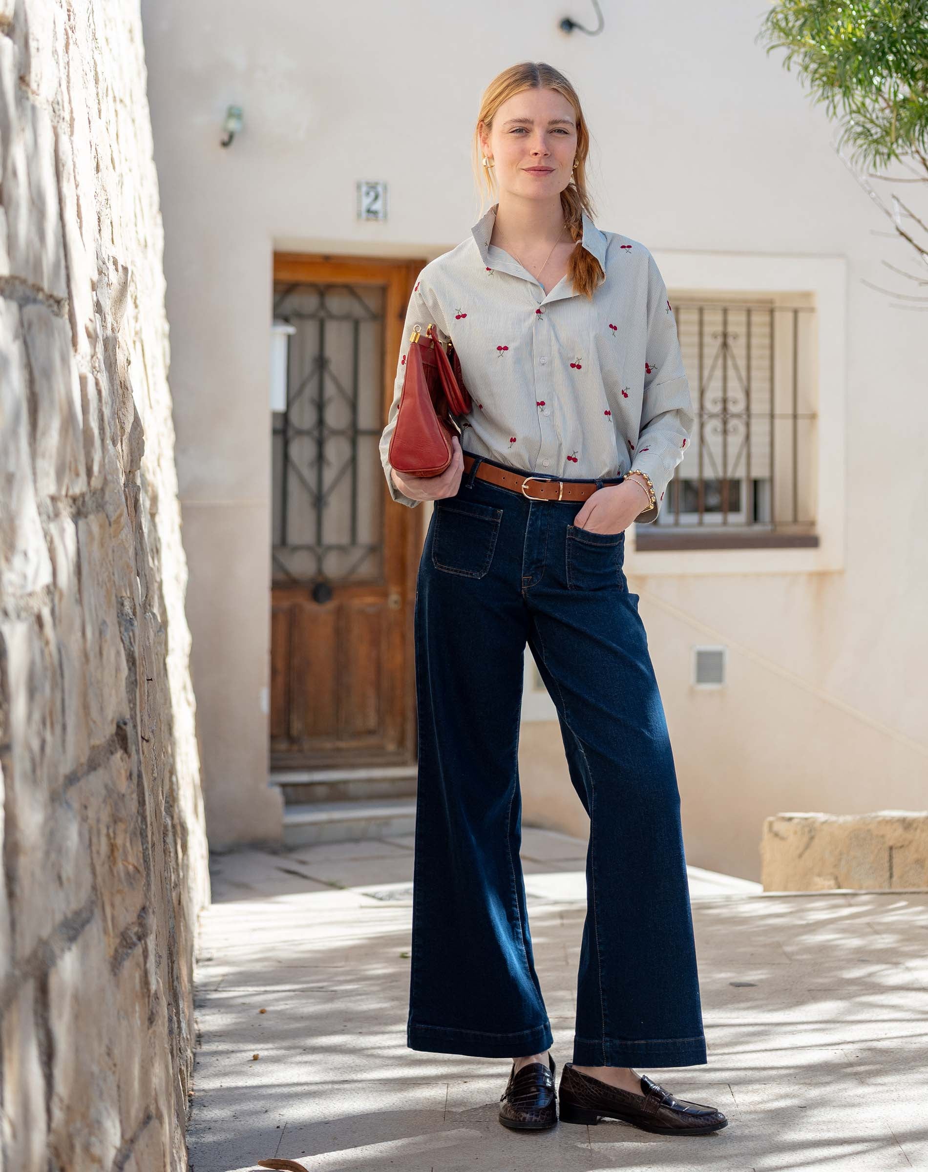 Emerson Pop up Collar Top