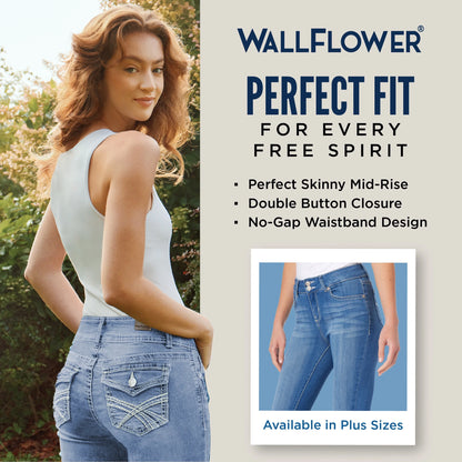Women'S Ultra Skinny Mid-Rise Insta Soft Juniors Jeans (Standard and Plus)