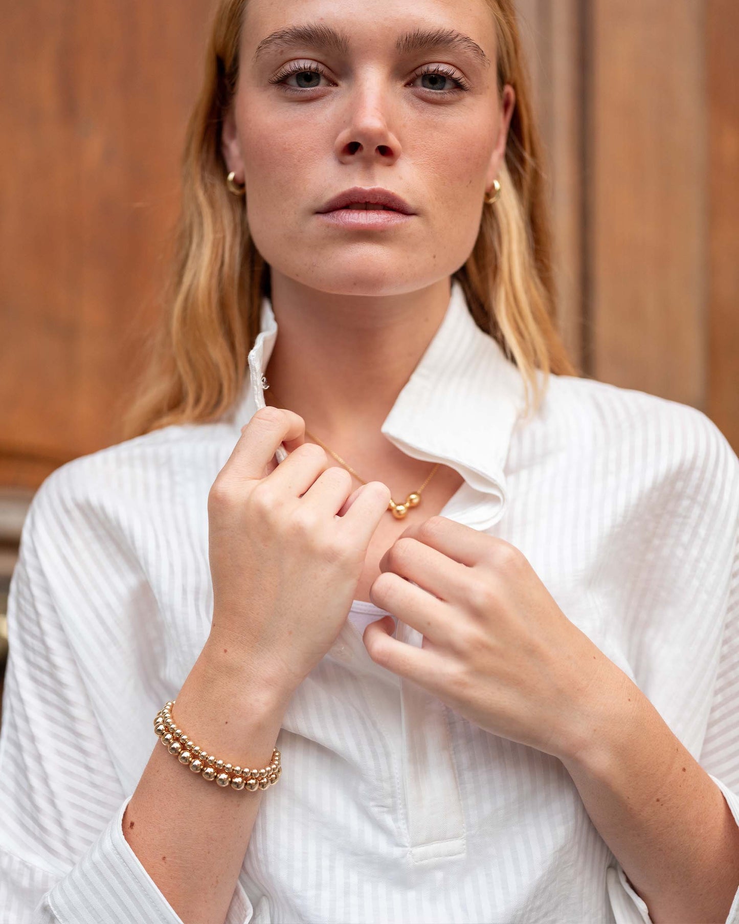 Emerson Pop up Collar Top