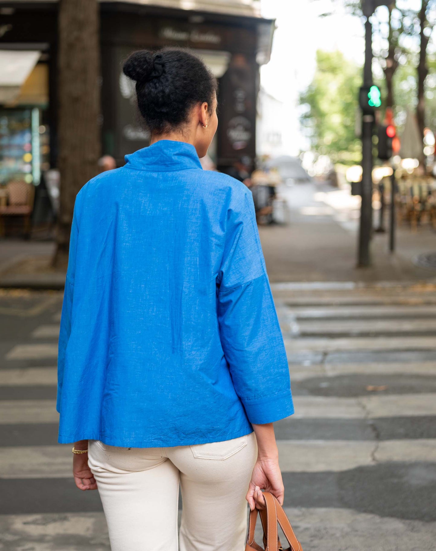 Emerson Pop up Collar Top