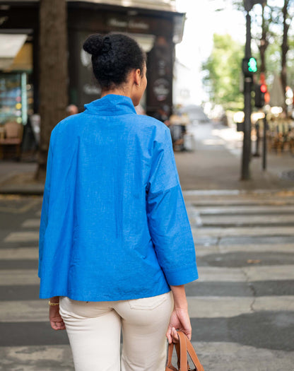 Emerson Pop up Collar Top