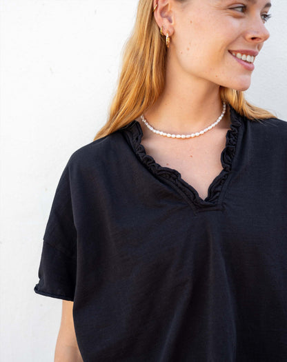 Amelia Ruffle Tee