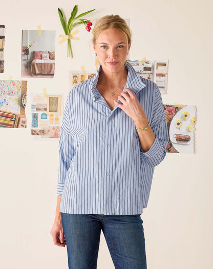 Emerson Pop up Collar Top