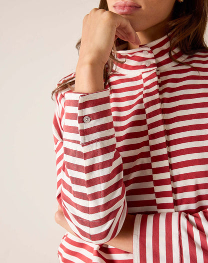 Emerson Pop up Collar Top