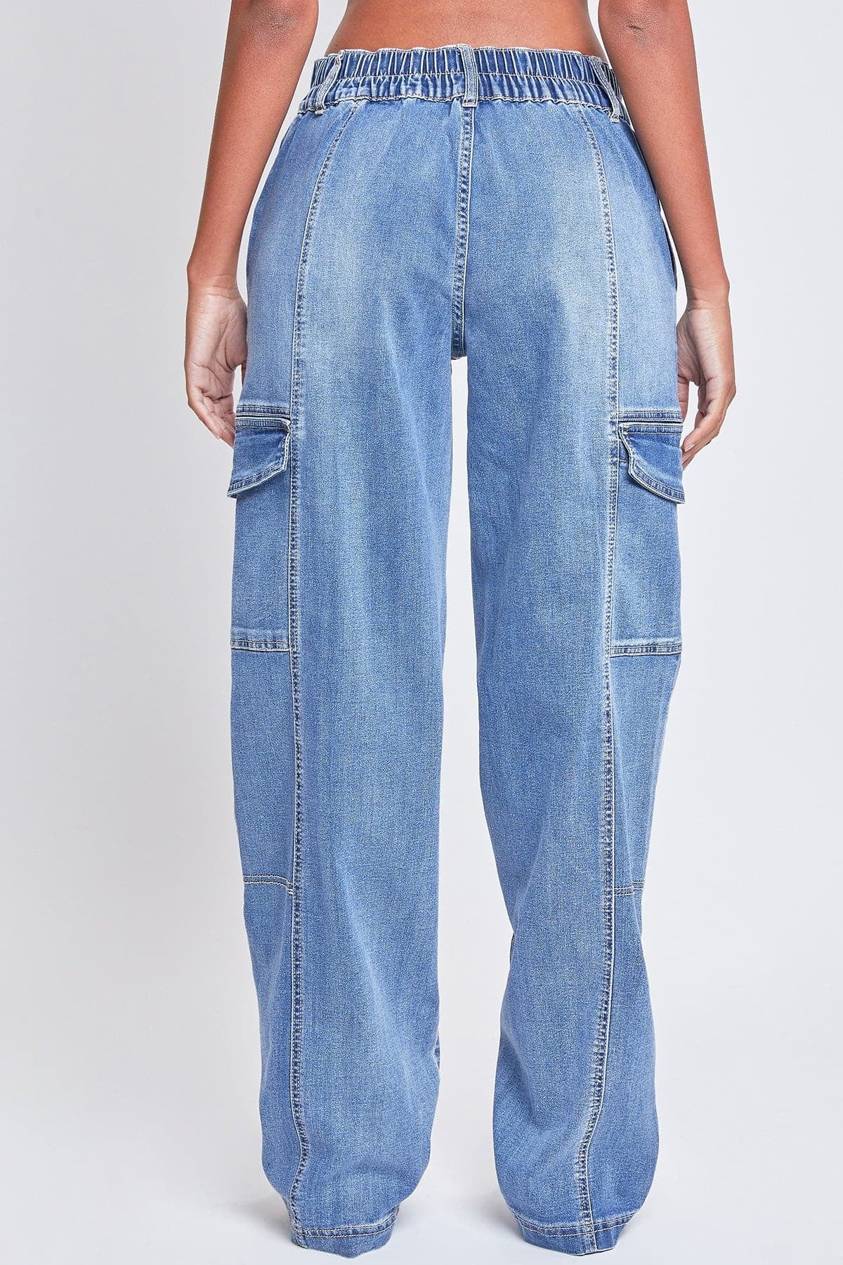 Jeans Women'S Straight Cargo Jeans
