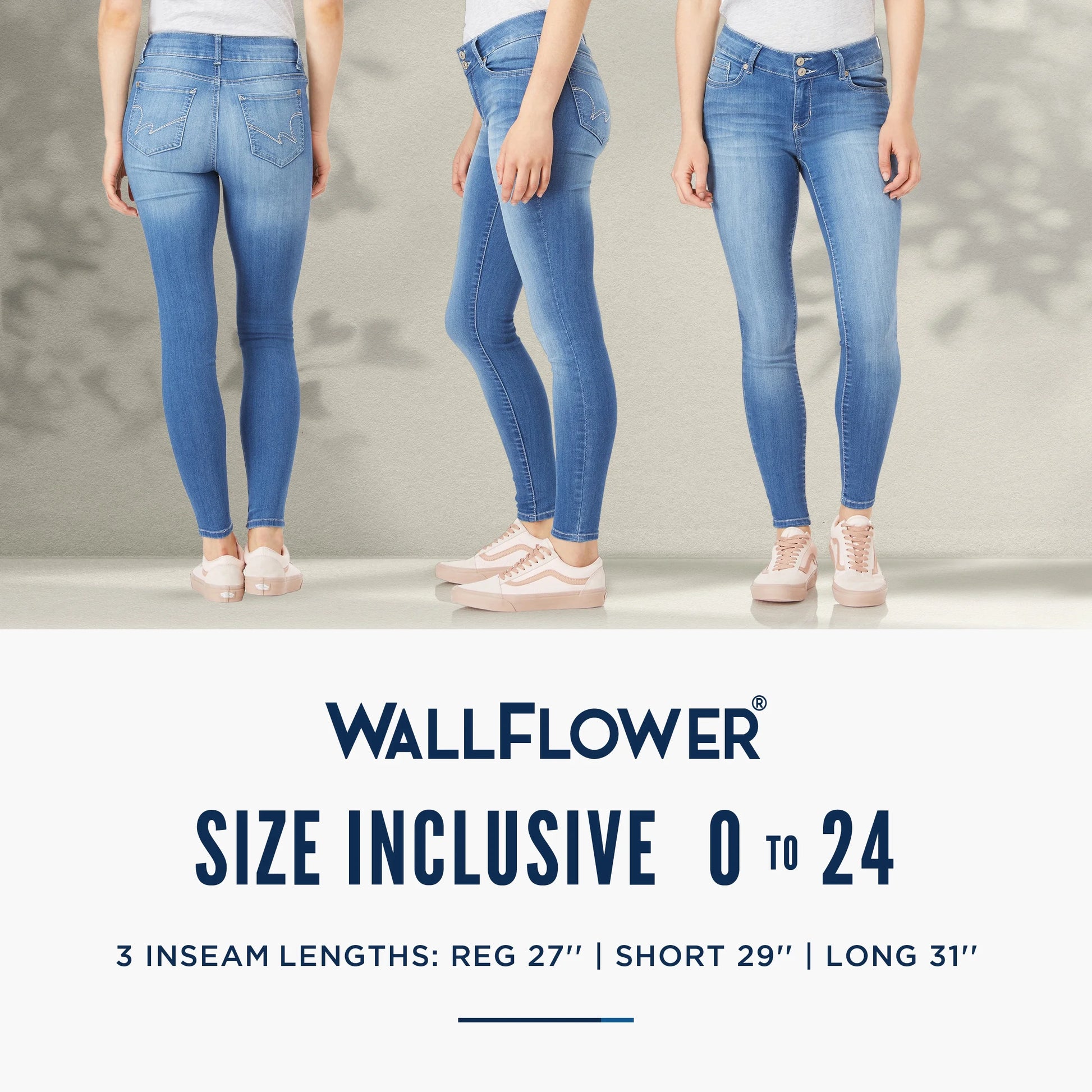 Women'S Ultra Skinny Mid-Rise Insta Soft Juniors Jeans (Standard and Plus)
