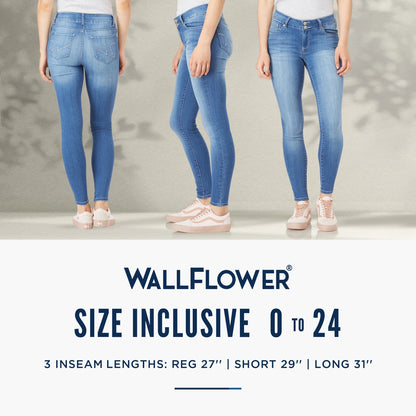 Women'S Ultra Skinny Mid-Rise Insta Soft Juniors Jeans (Standard and Plus)