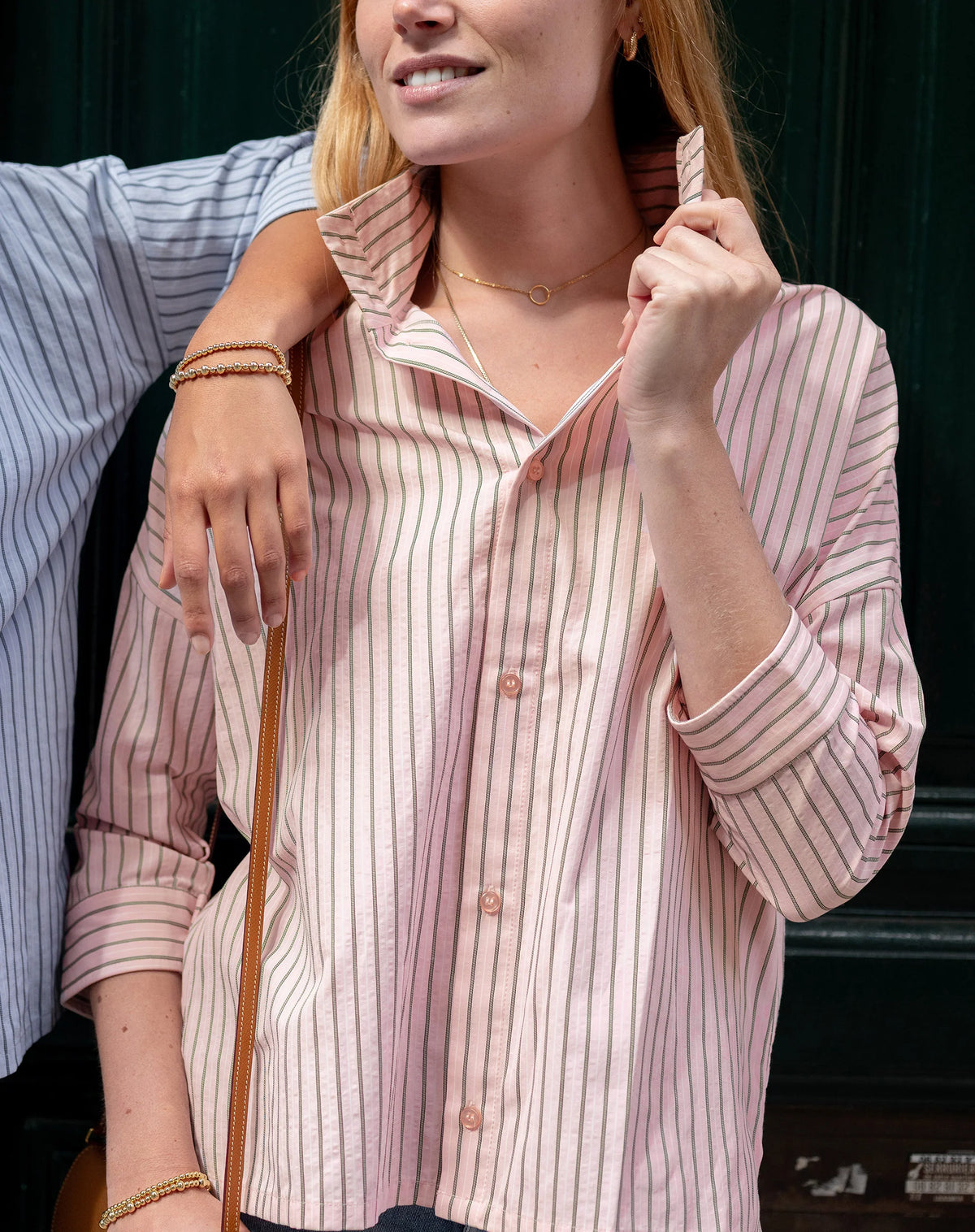 Emerson Pop up Collar Top