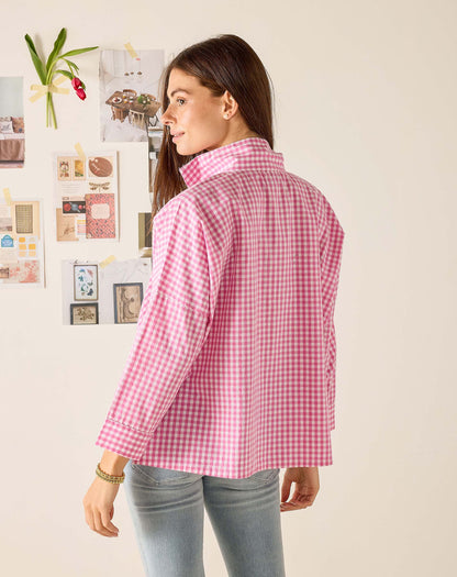 Emerson Pop up Collar Top