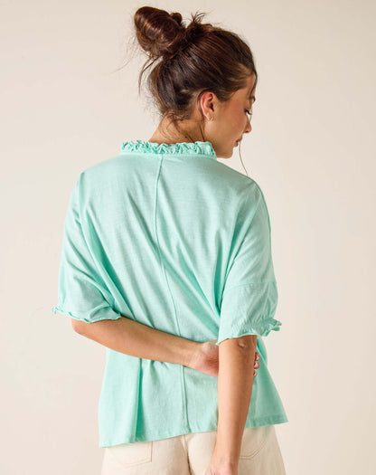 Amelia Ruffle Tee