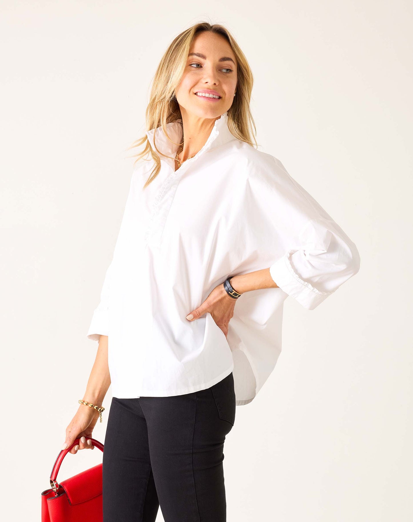Emerson Pop up Collar Top