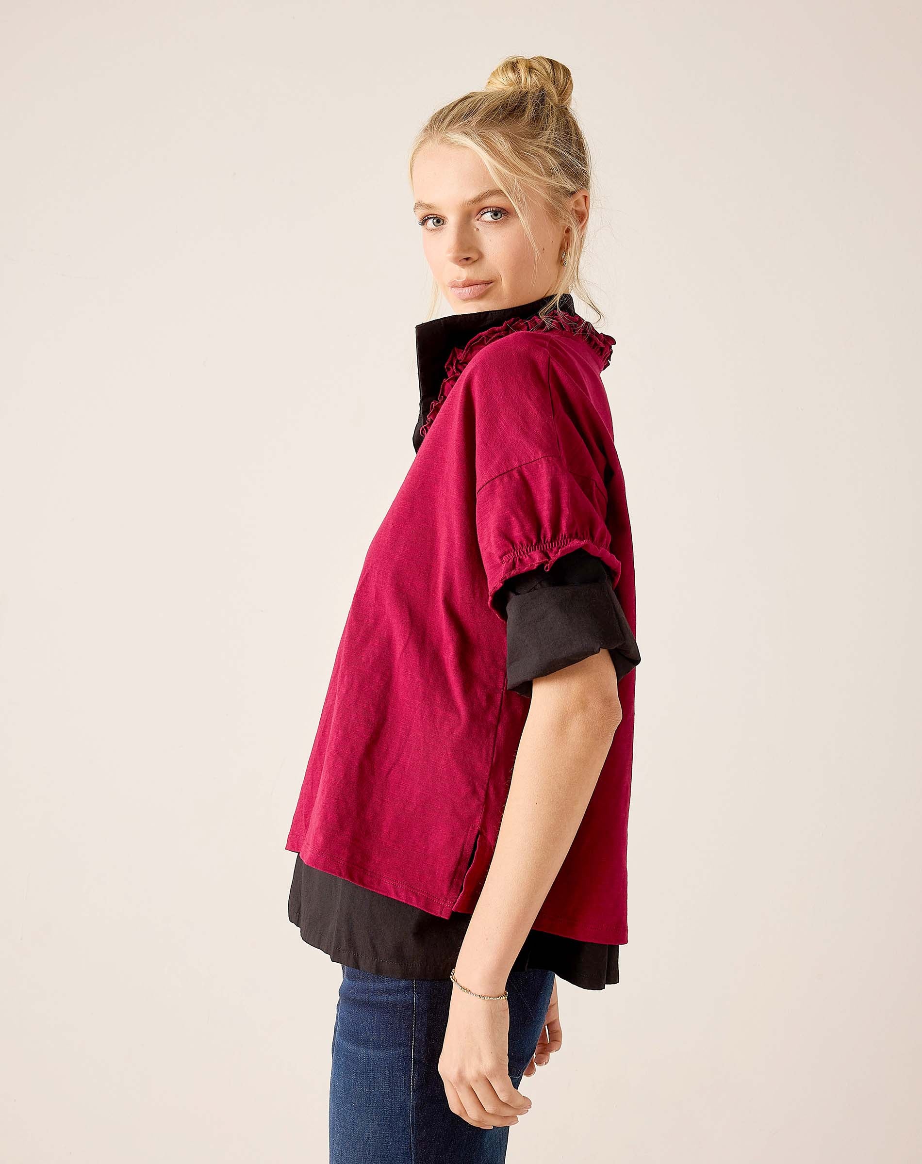 Amelia Ruffle Tee